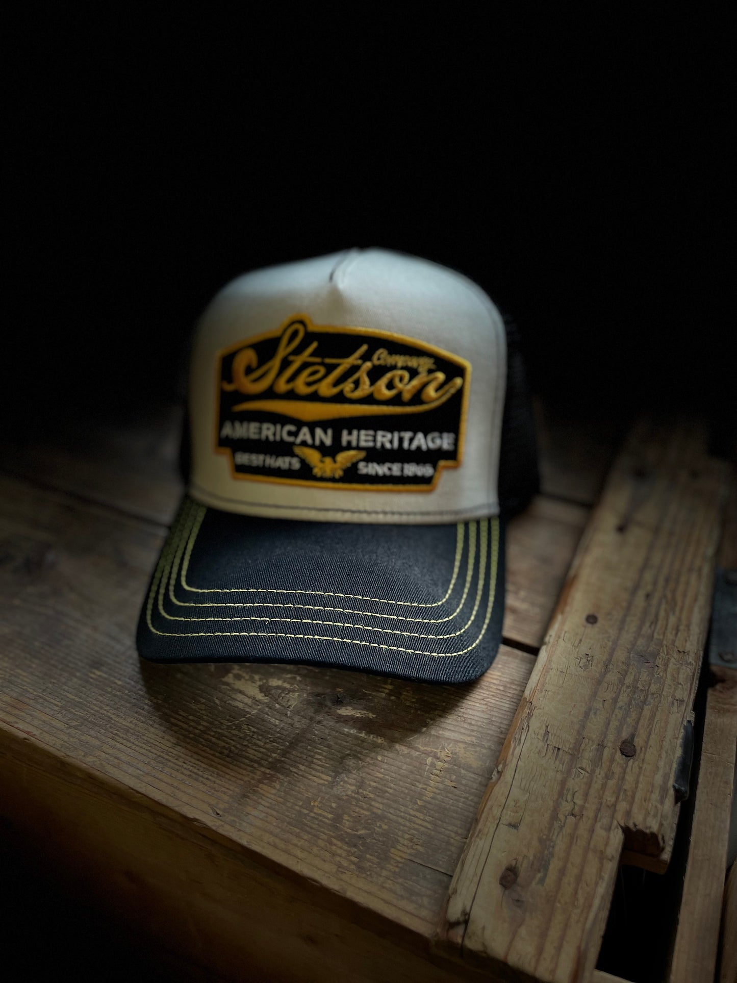 Stetson Trucker Keps American Heritage Black