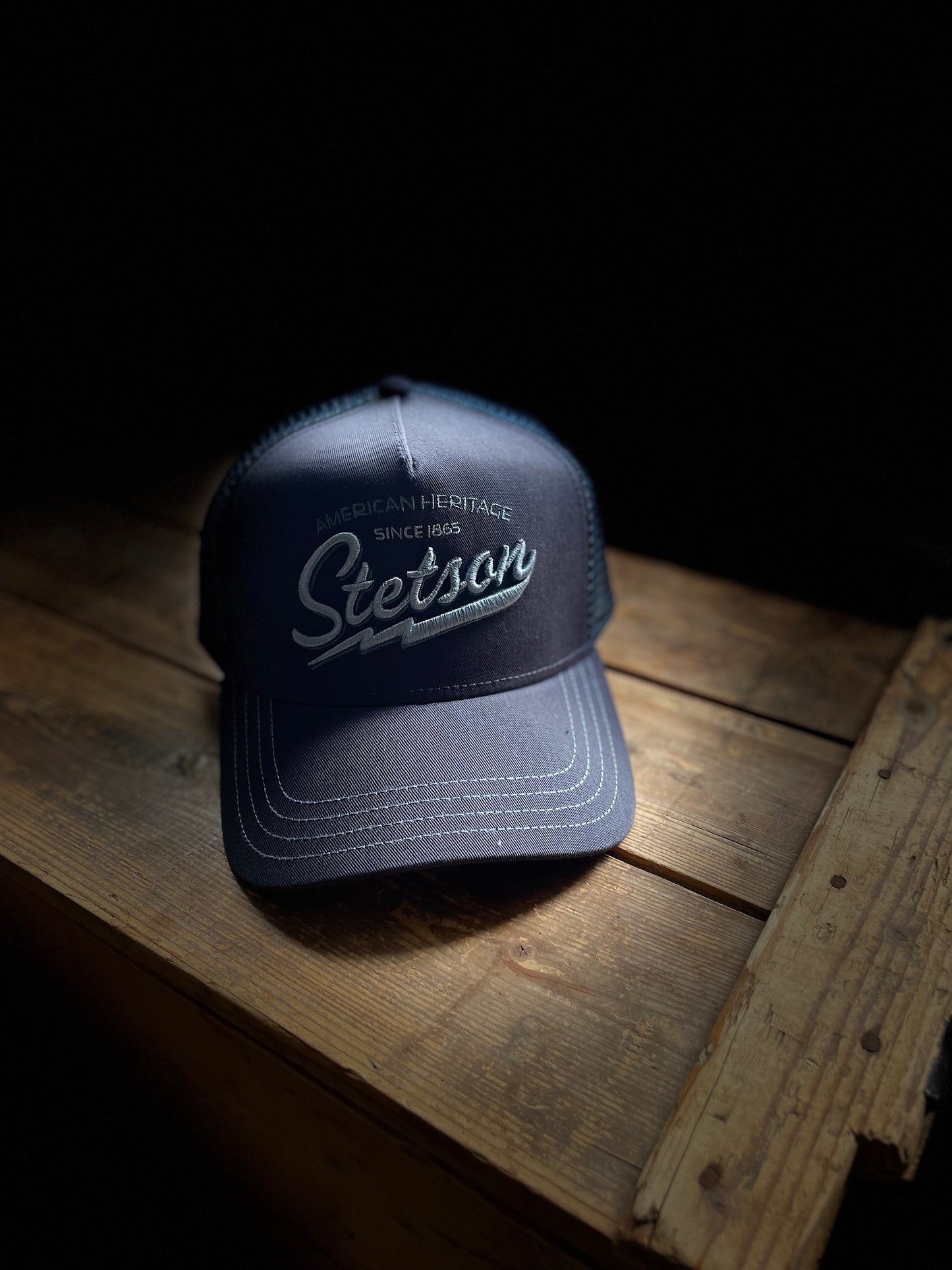 Stetson Trucker Keps American Heritage mörk blå