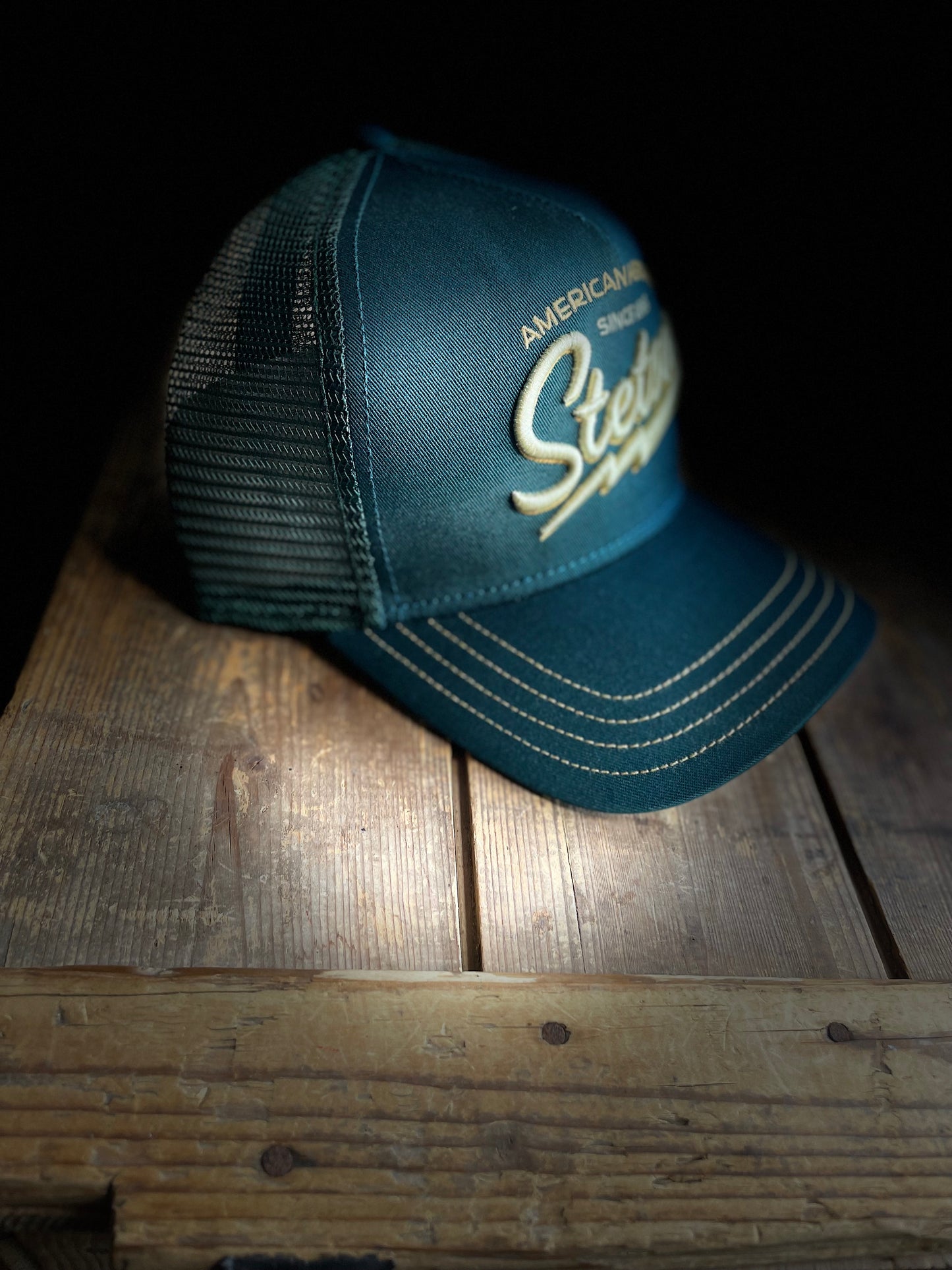 Stetson Trucker Keps American Heritage grön /gul