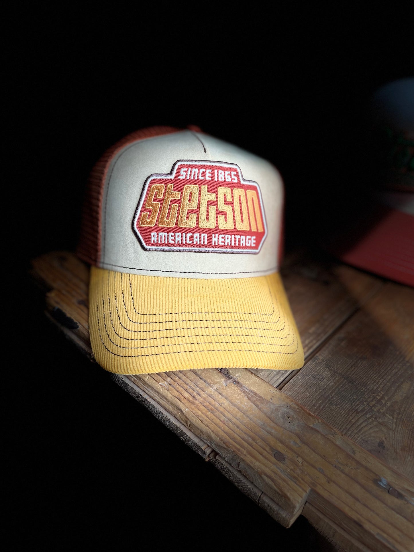Stetson Trucker Keps American Heritage yellow Manchester