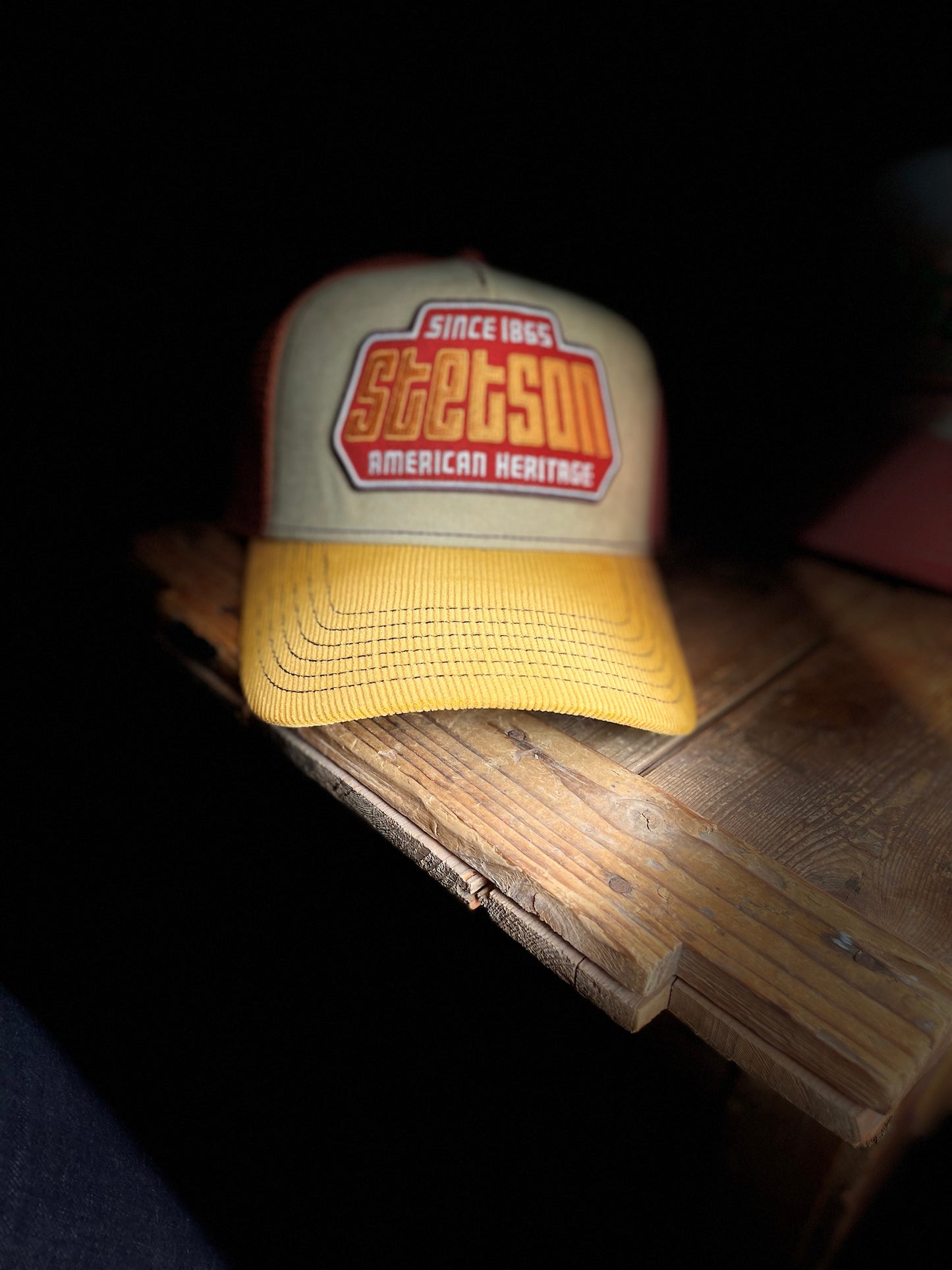 Stetson Trucker Keps American Heritage yellow Manchester