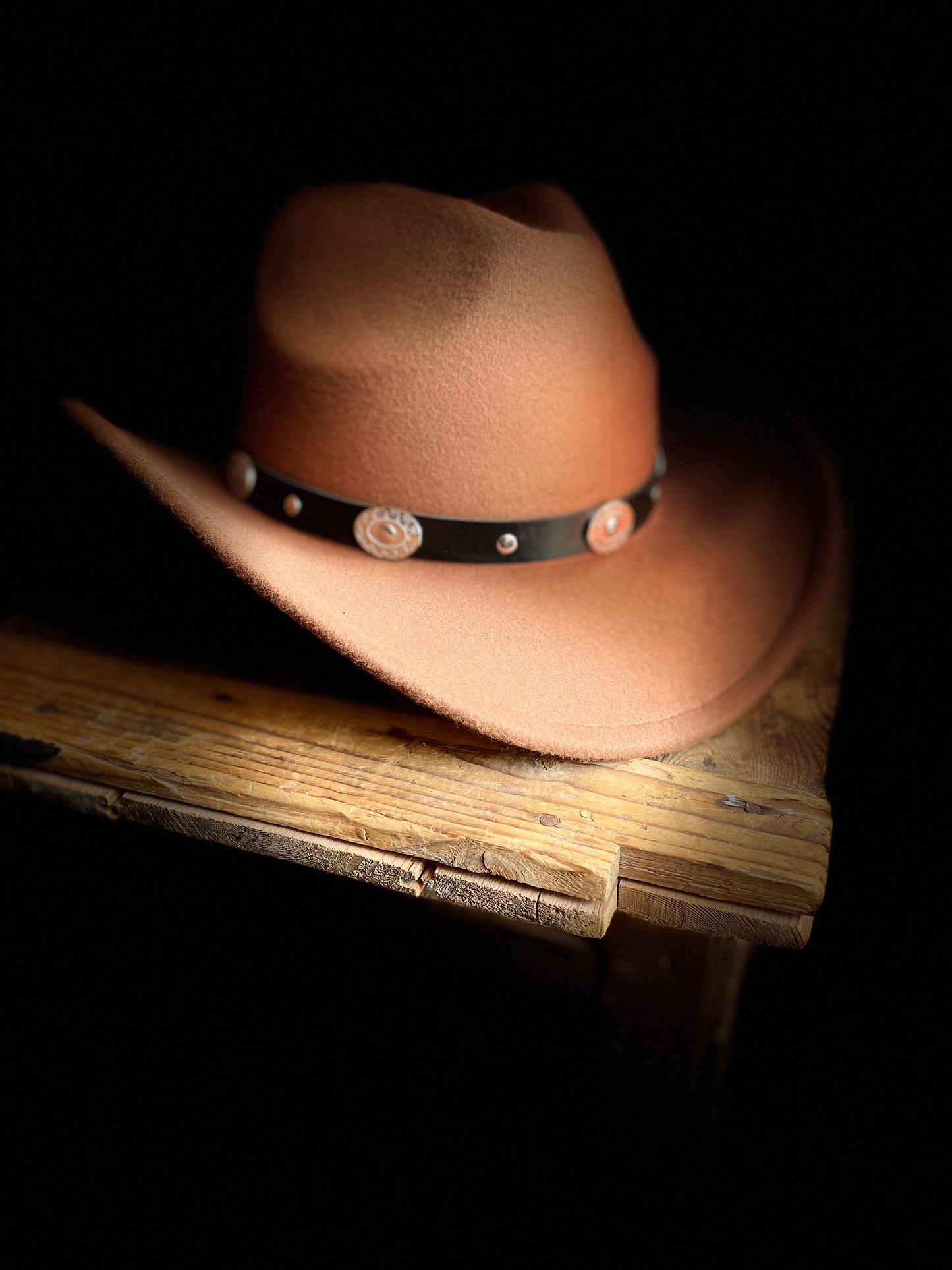 Rebell hatt brun med silver