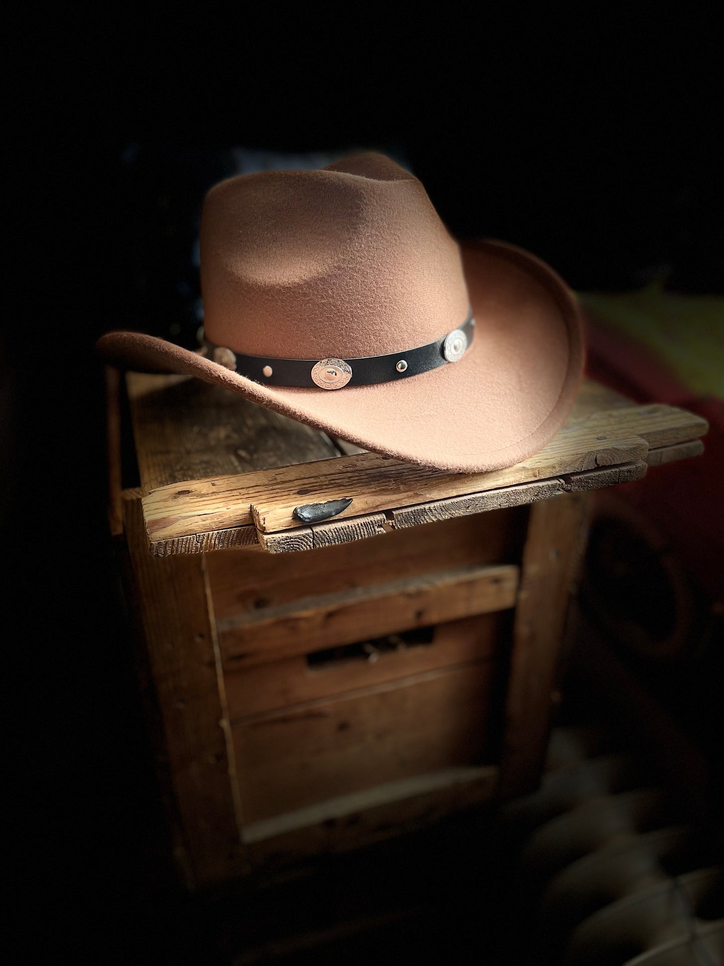 Rebell hatt brun med silver