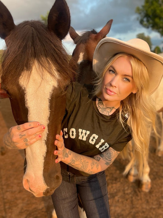 rebell boho western cowgirl tshirt