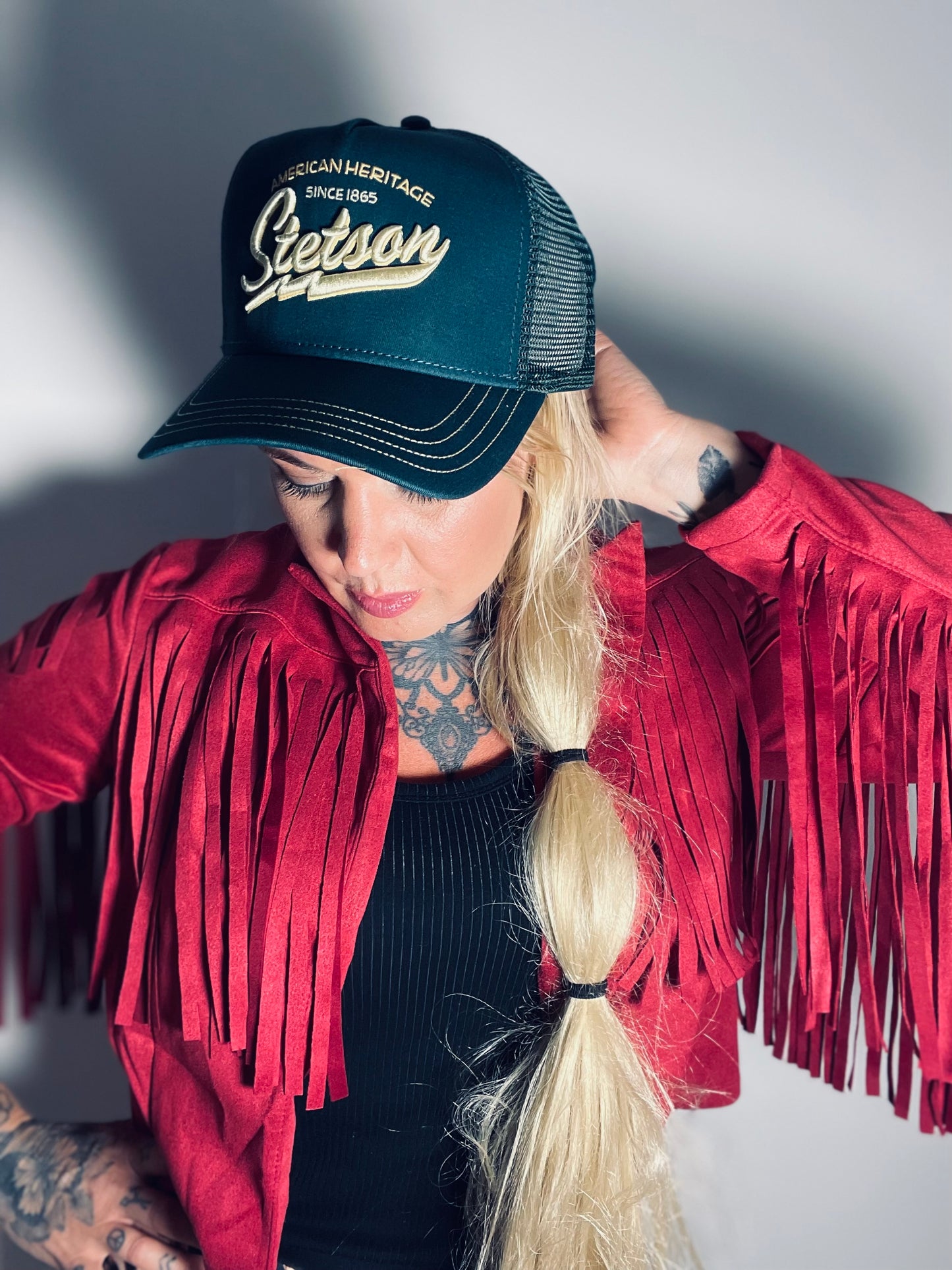 Stetson Trucker Keps American Heritage grön /gul