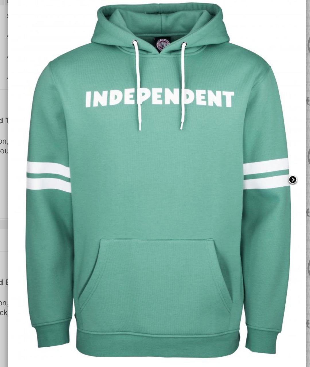 Independent Tjocktröja luva bc turkos unisex