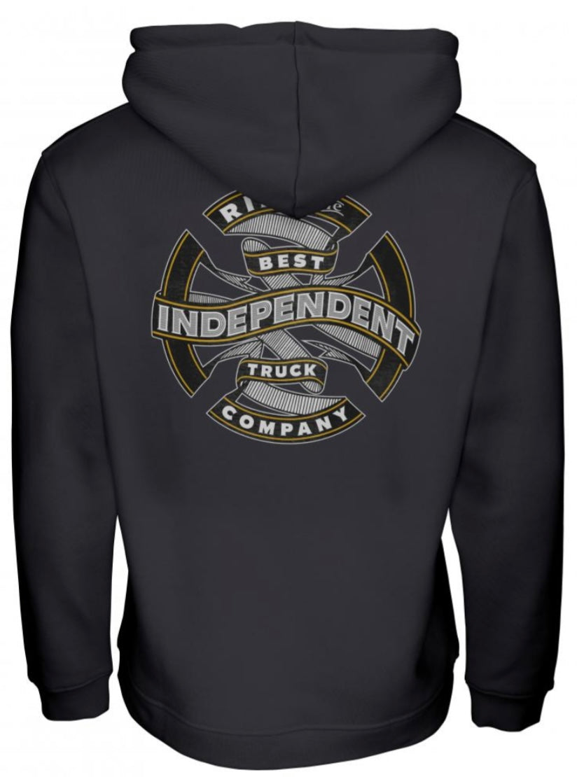 Independent Tjocktröja bc Robbin svart luva svart unisex