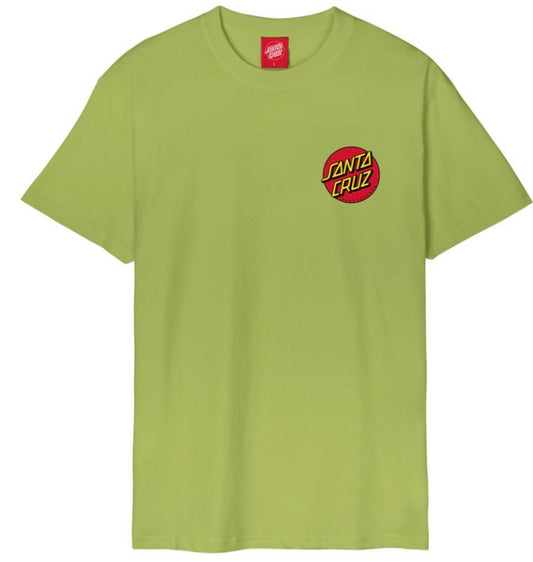 Santa Cruz calssic DOT grön liten och stor patch unisex