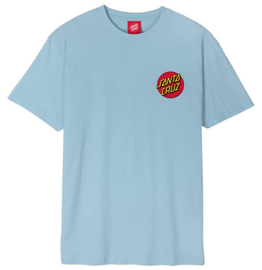 Santa Cruz calssic DOT ljusblå liten och stor patch unisex