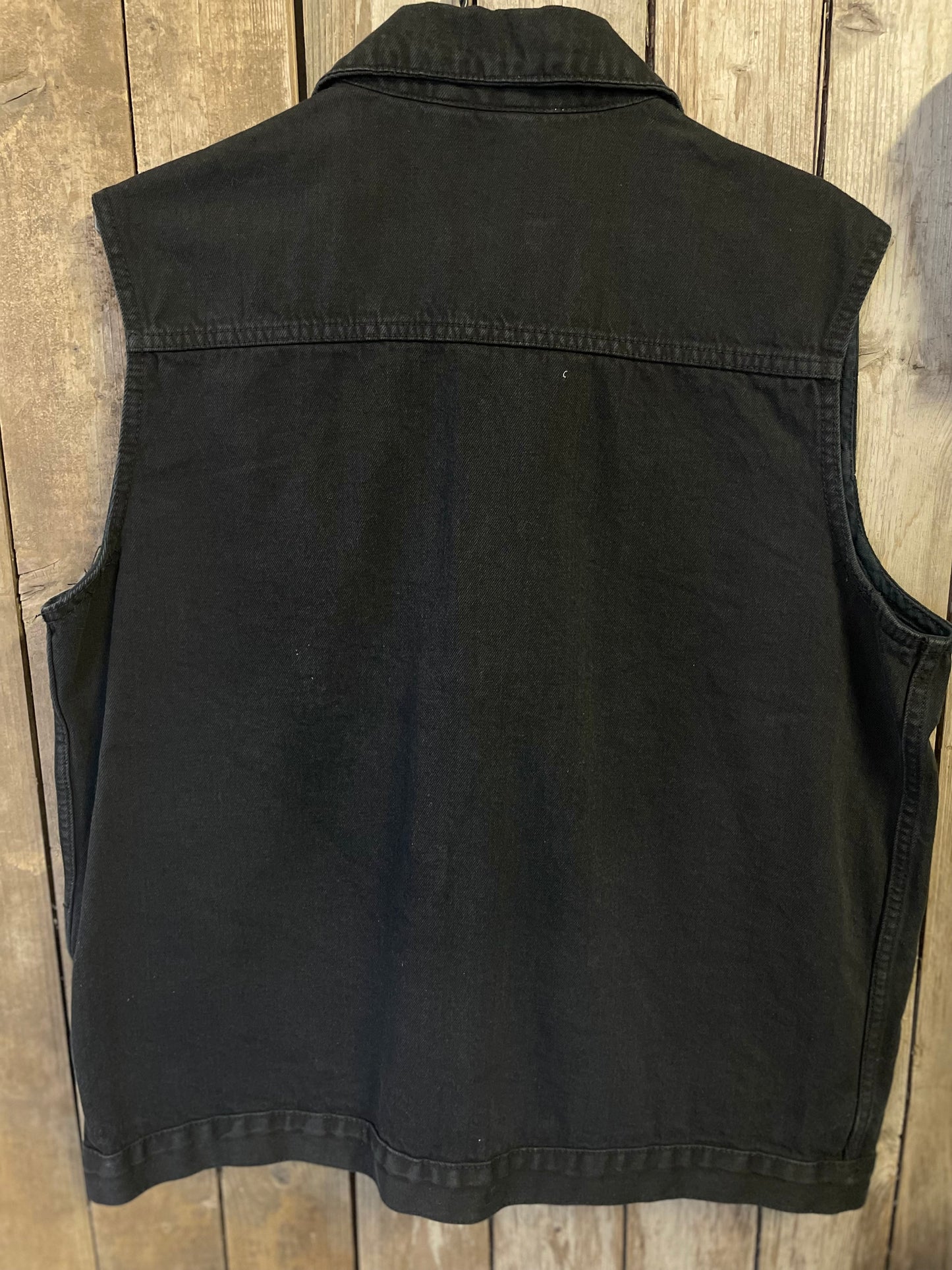 Rebell Jeansväst urban svart jeansväst unisex