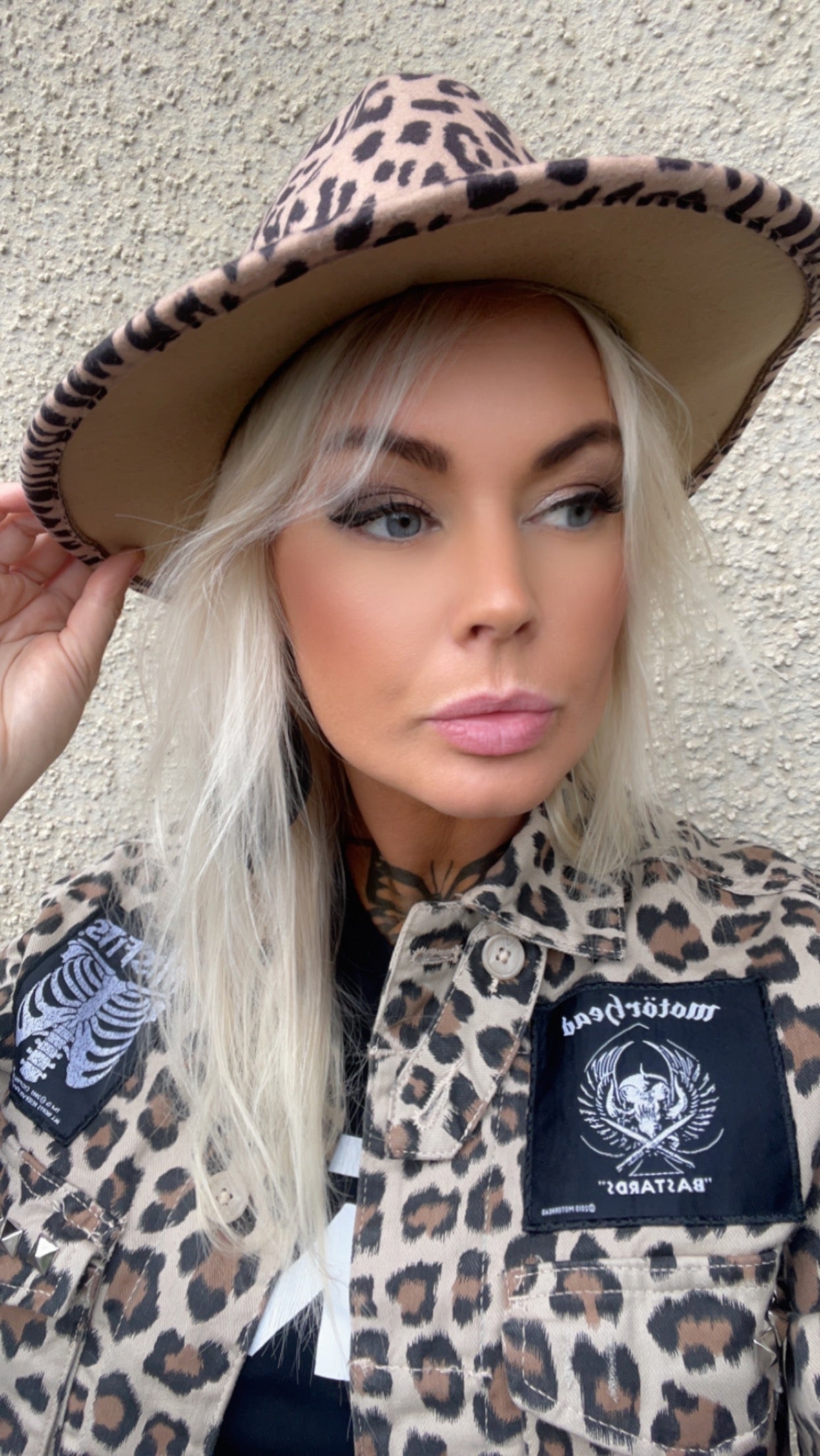 rebell hatt Leopard unisex