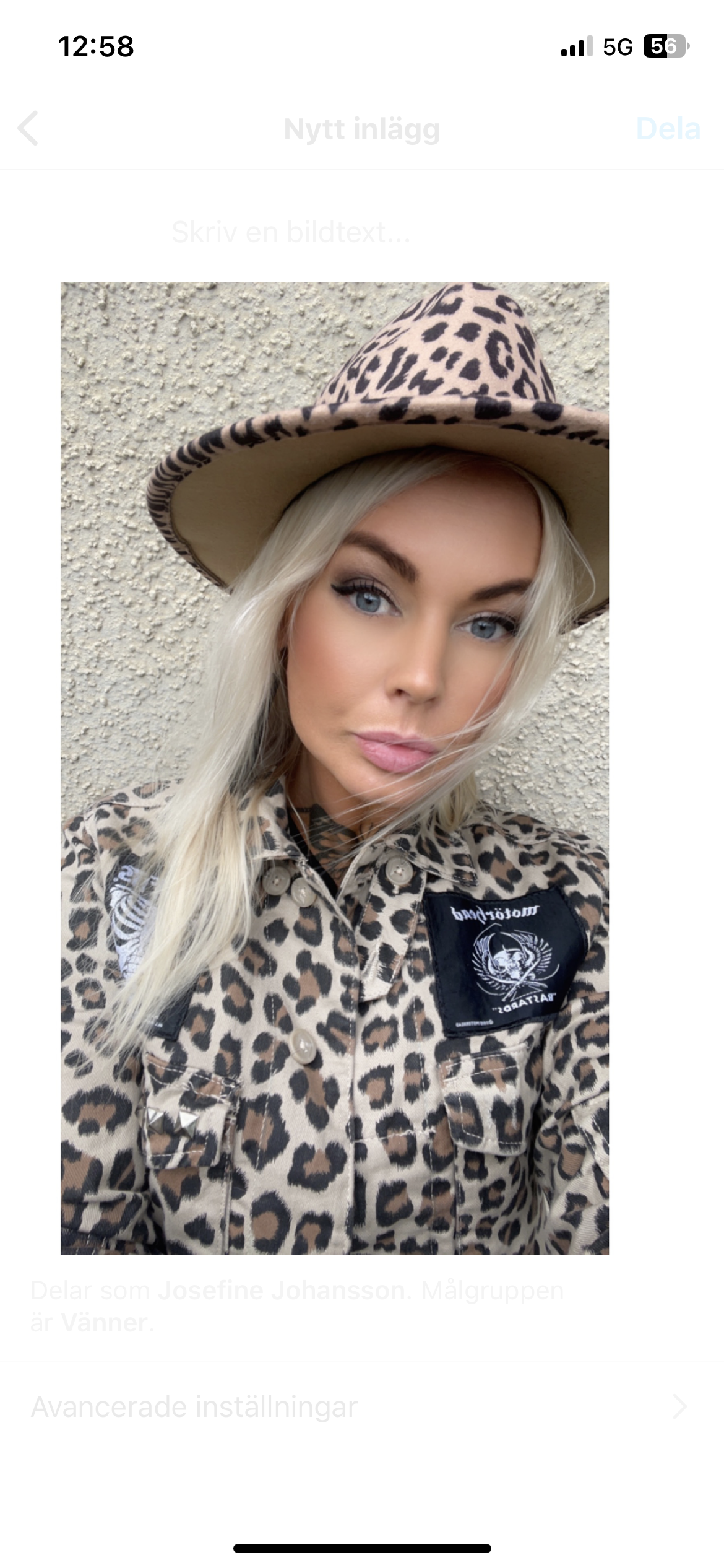 rebell hatt Leopard unisex