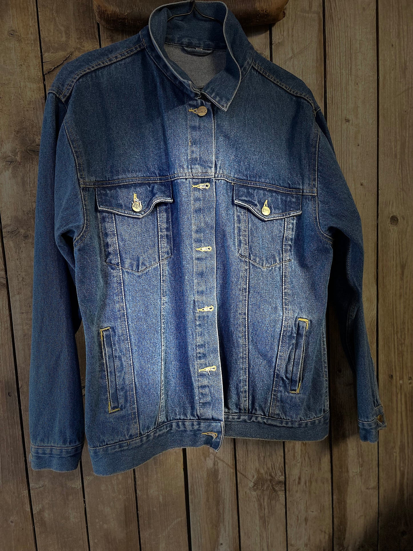 Vintage jeansjacka blå Xxl xl