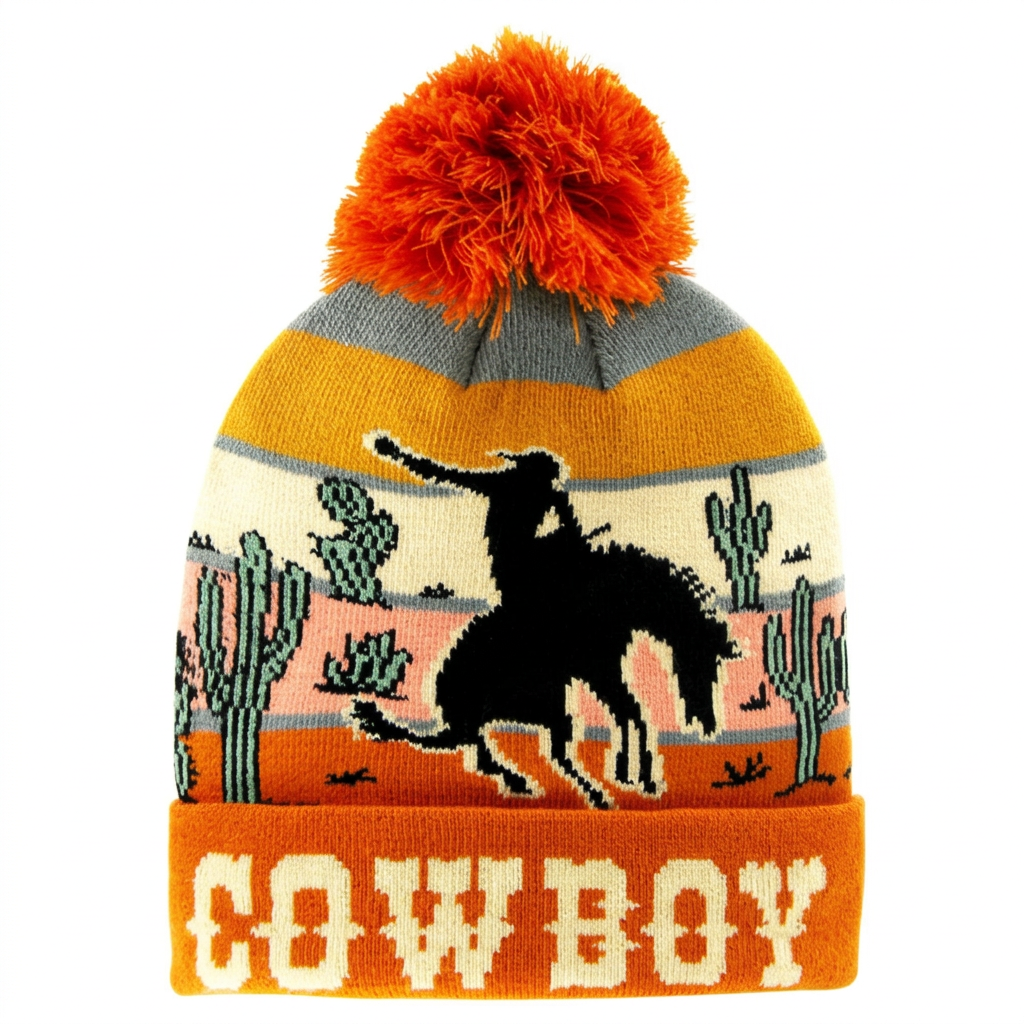 Rebell cowboy mössa usa orange bas