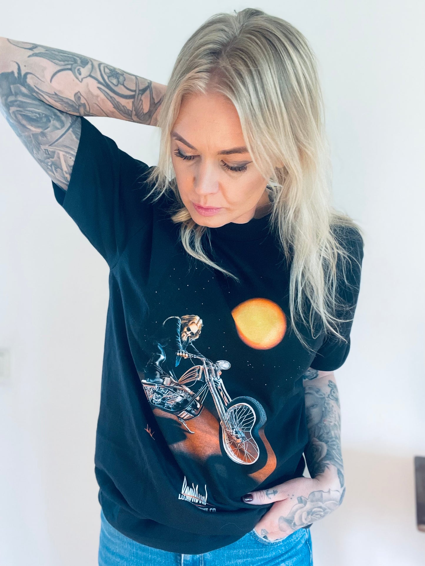 LOSER MACHINE David mann DM kick start t-shirt black
