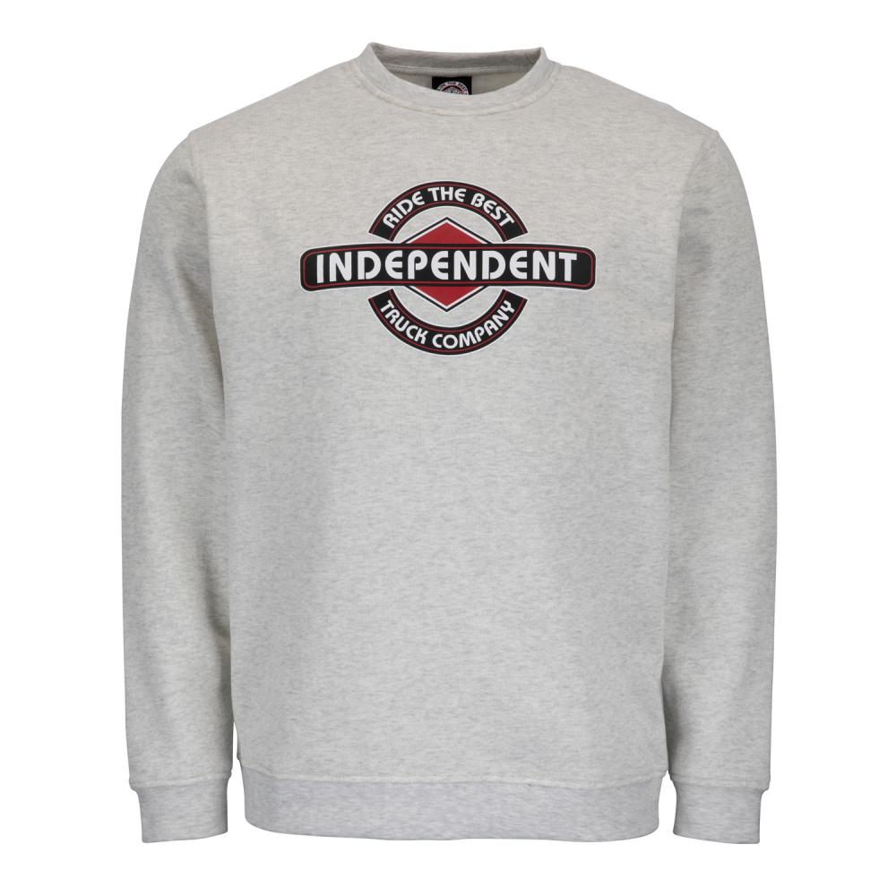 Independent RTB Bar Crew Athletic Heather tjocktröja unisex