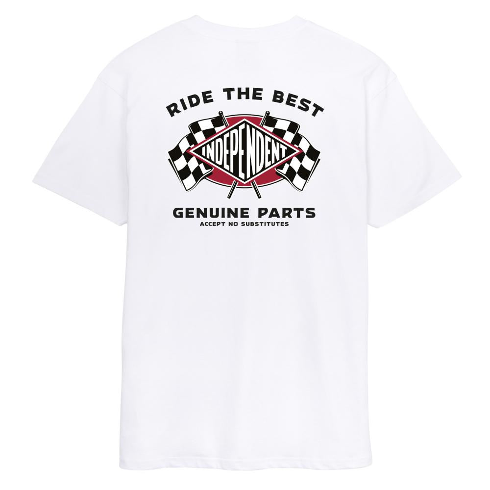 Independent GP Flags vit unisex