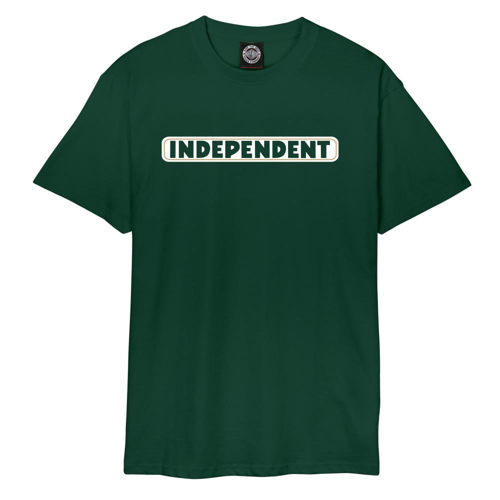 Independent Bar Logo T-Shirt Alpine Green unisex