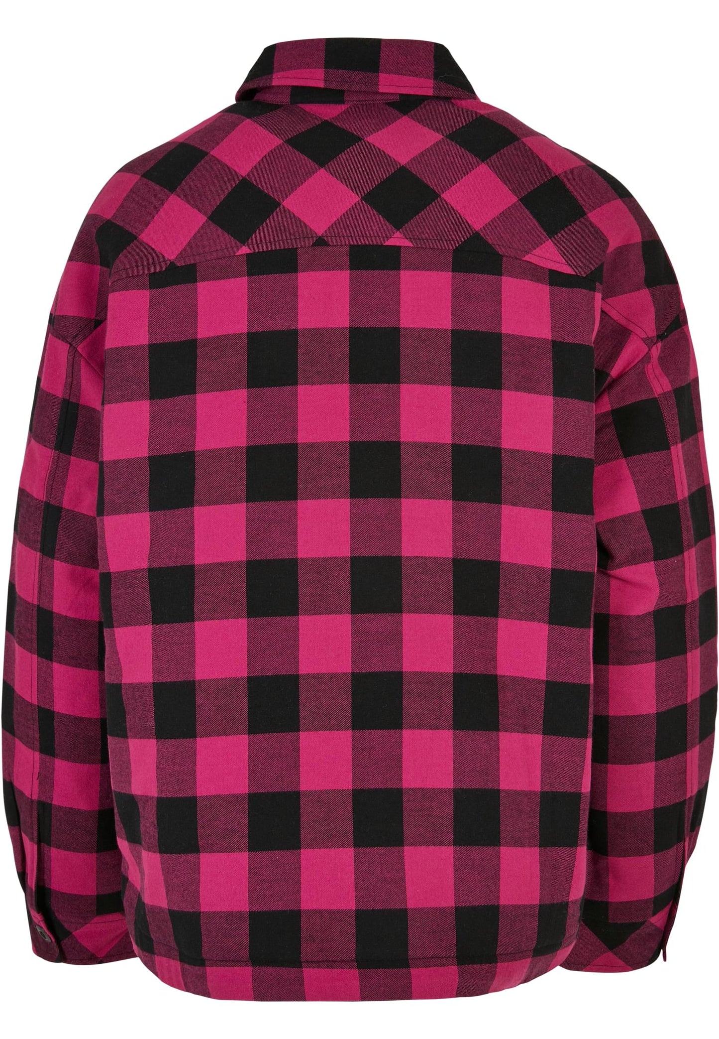 URBAN Classic flanell jacka rosa(lila) svart unisex