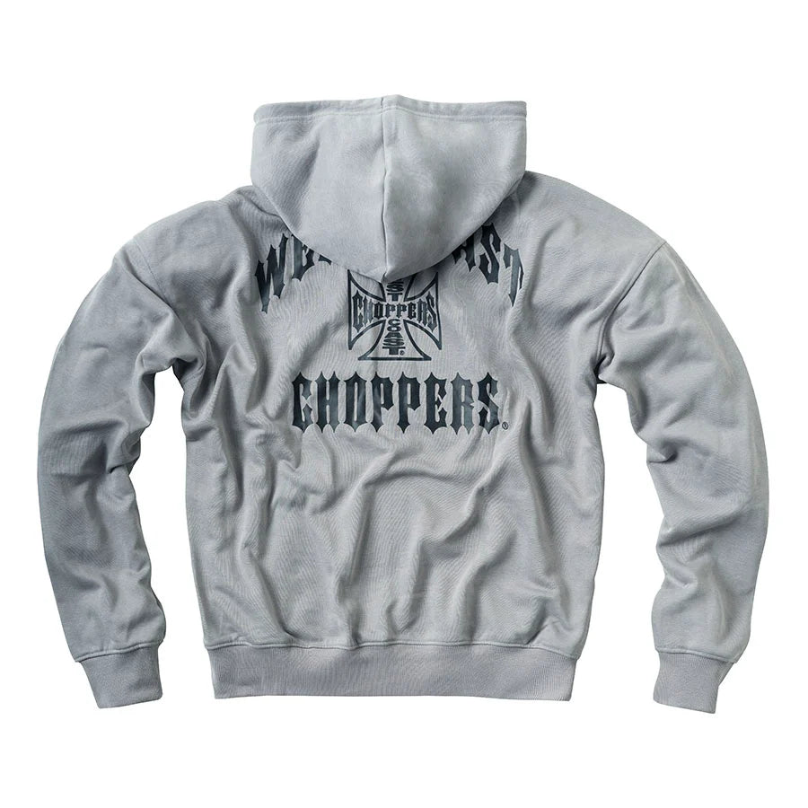 WCC Iron Oversized zip hoodie gray