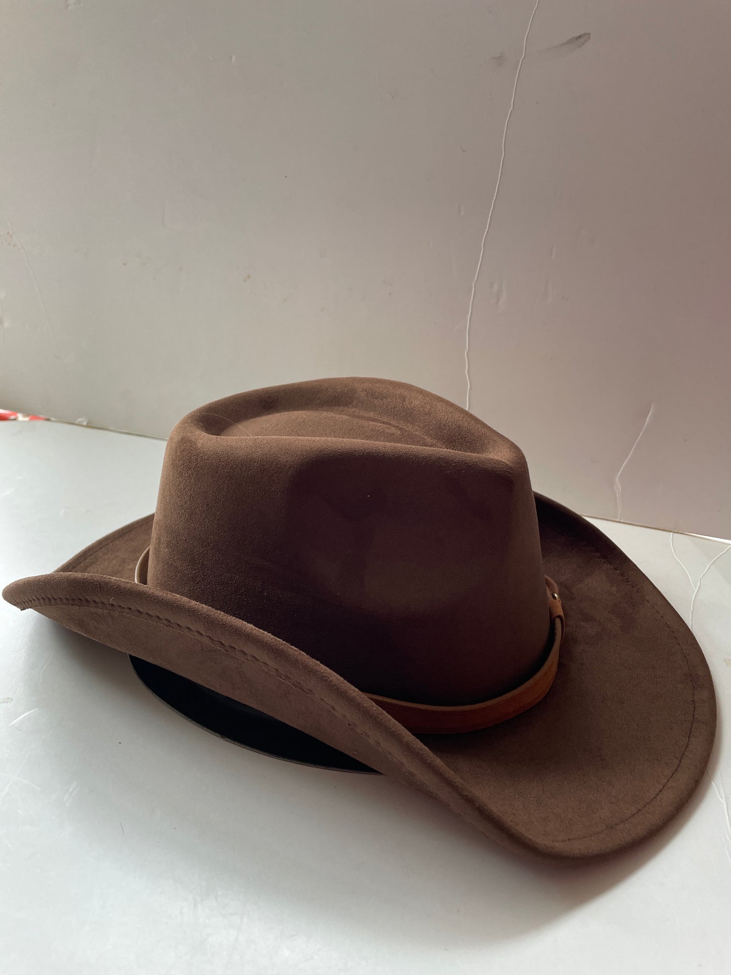 Rebell hatt brun rem unisex