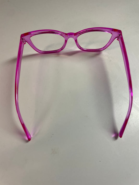 Rebell solglasögon genomskinliga rosa unisex