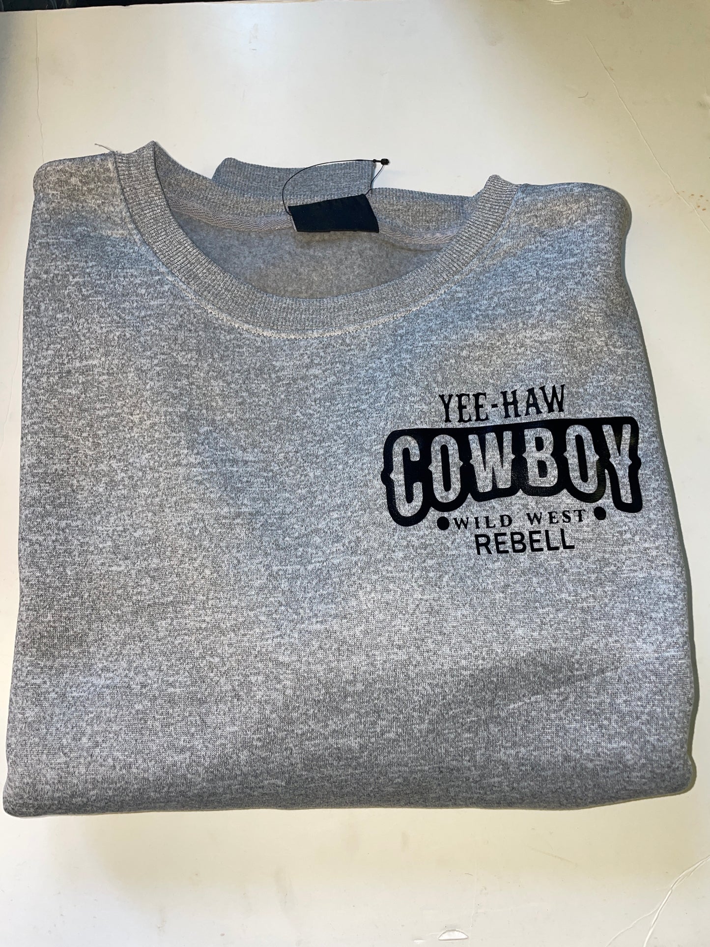 Rebell tjock tröja wwr wild west cowboy unisex