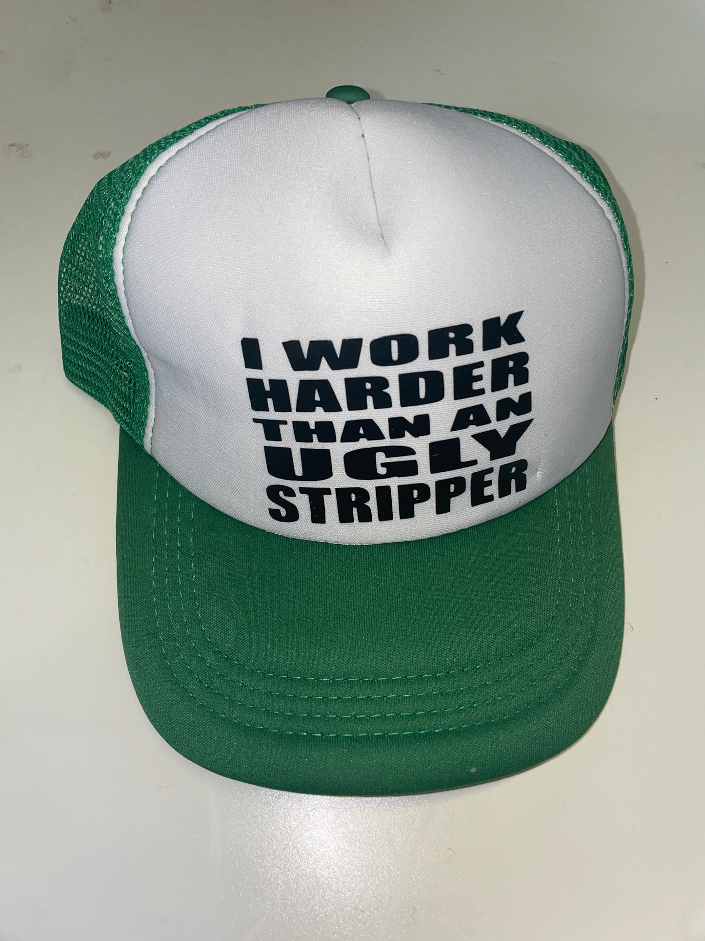 Rebell keps trucker stripper grön unisex