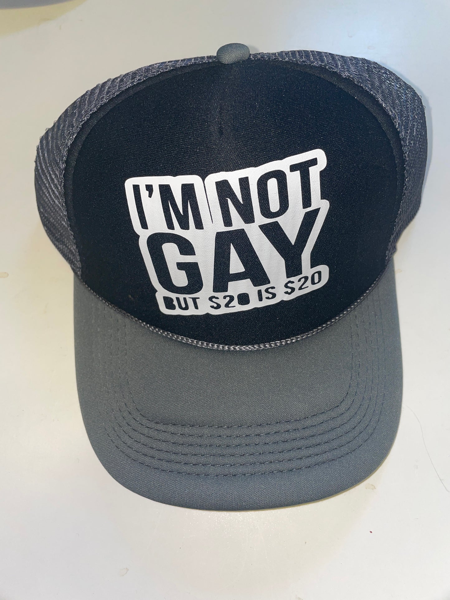 Rebell keps trucker not gay unisex