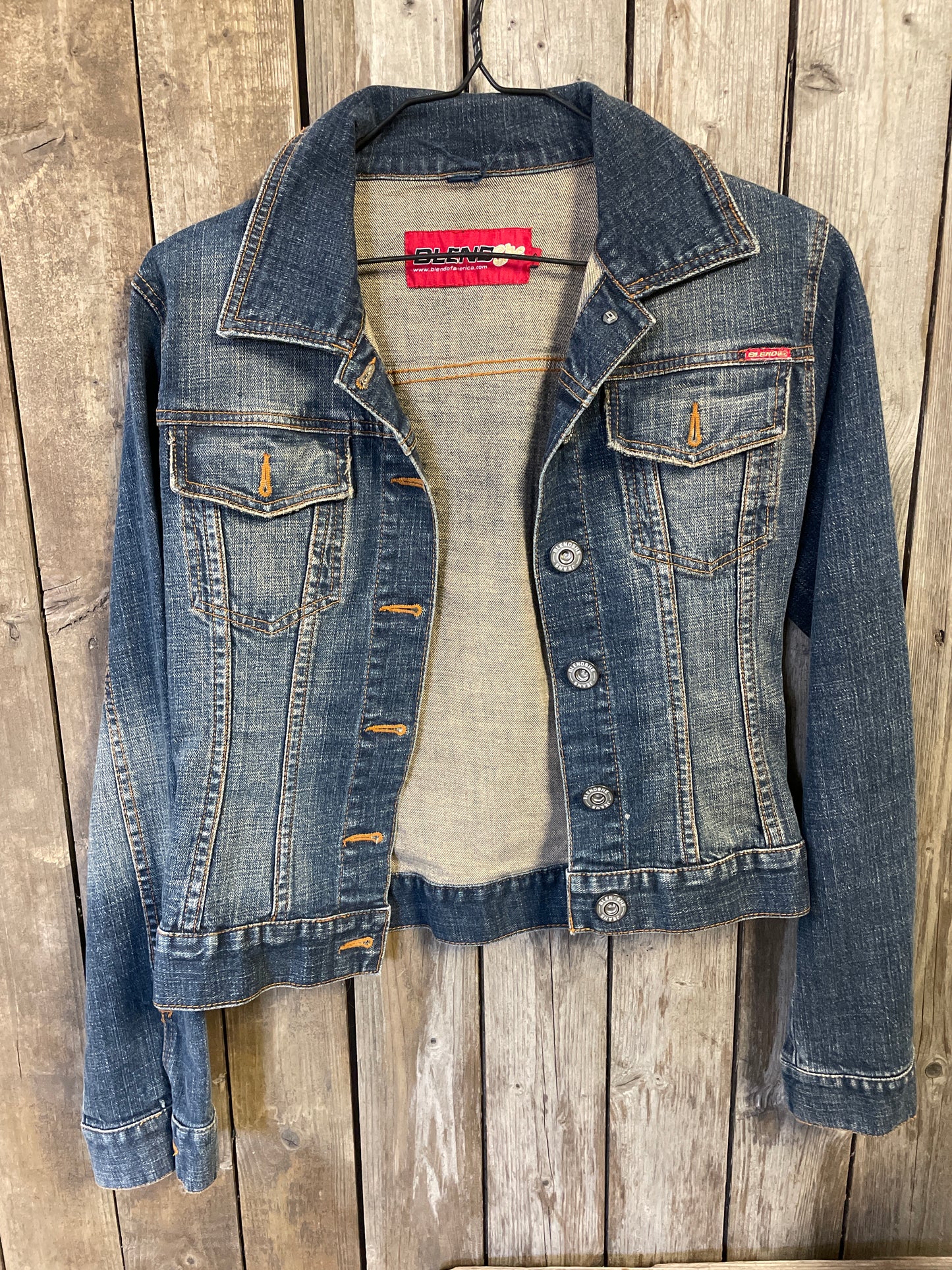 Vintage jeansjacka blend lady small