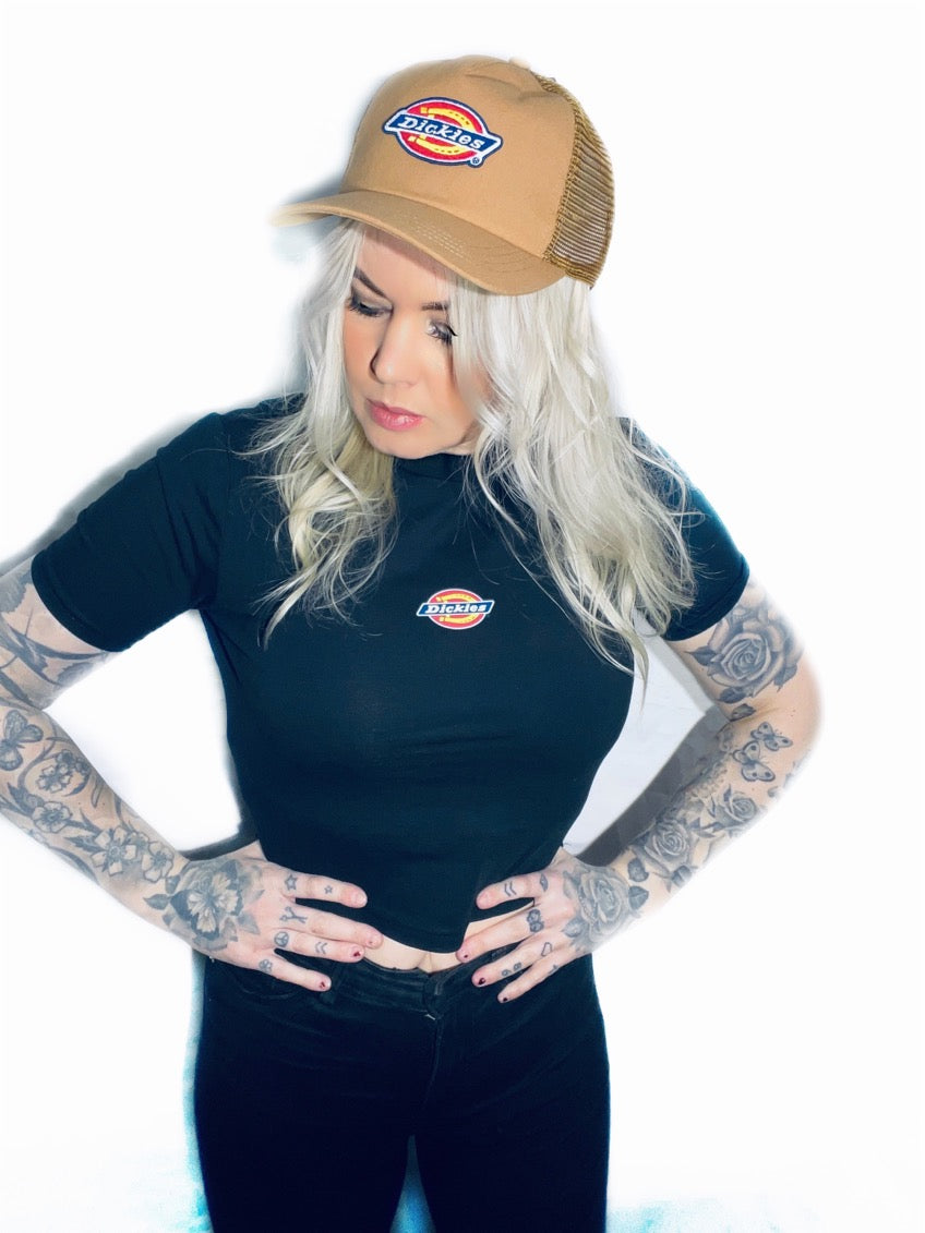 Dickies bas Tshirt mapley valley svart dam