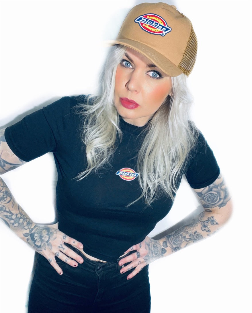 Dickies bas Tshirt mapley valley svart dam
