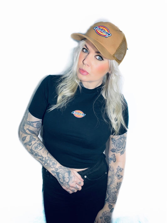 Dickies bas Tshirt mapley valley svart dam