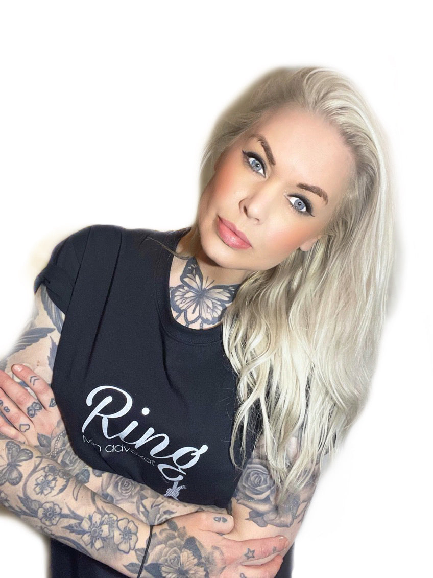 Rebell Ring min advokat svart tshirt unisex