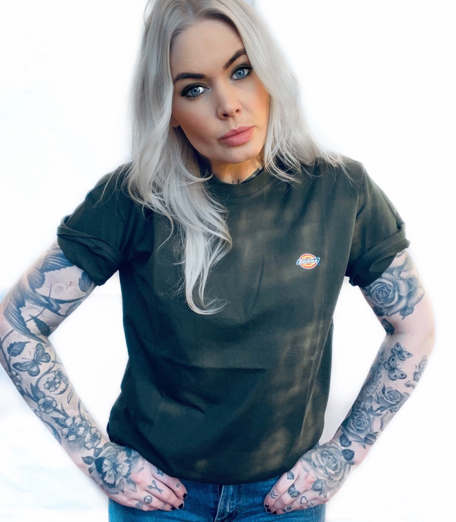Dickies Mapleton OLIVE GREEN tshirt unisex