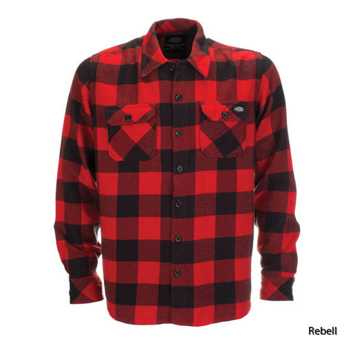 Dickies Flanell Sacramento röd/svart unisex