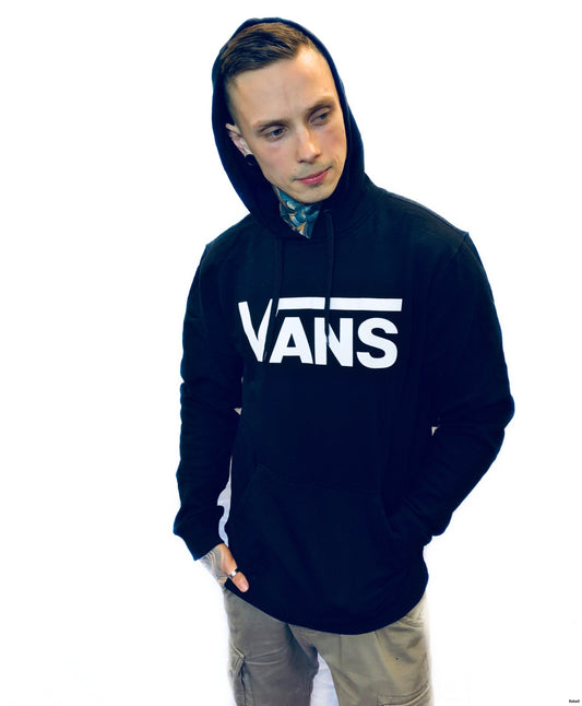 Vans hoodie med luva svart unisex