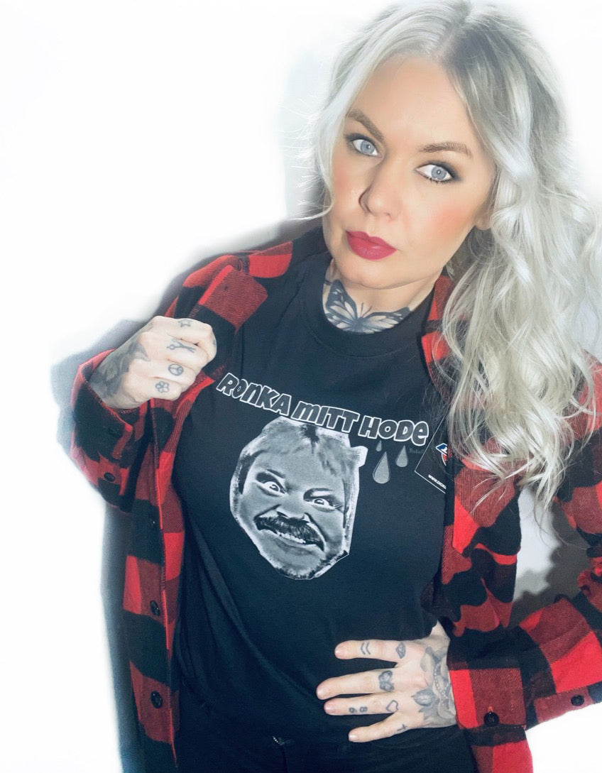 Rebell Eddie tshirt ronka mitt hode unisex