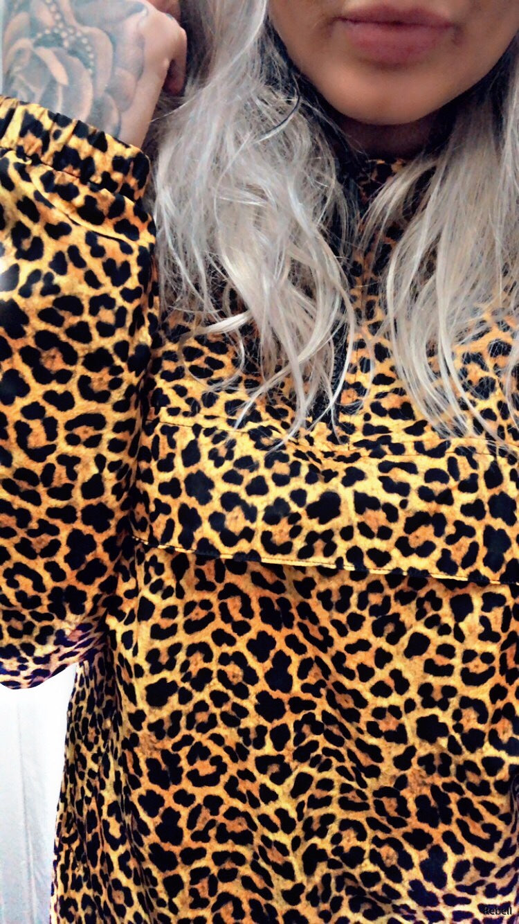urbanclassic vind jacka Leopard dammodell
