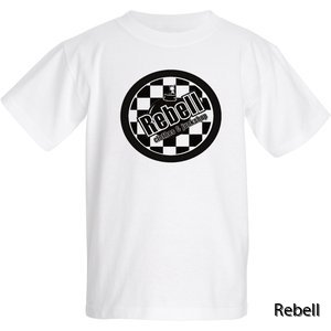 Rebell Tshirt Barn Rebell chackmatt unisex
