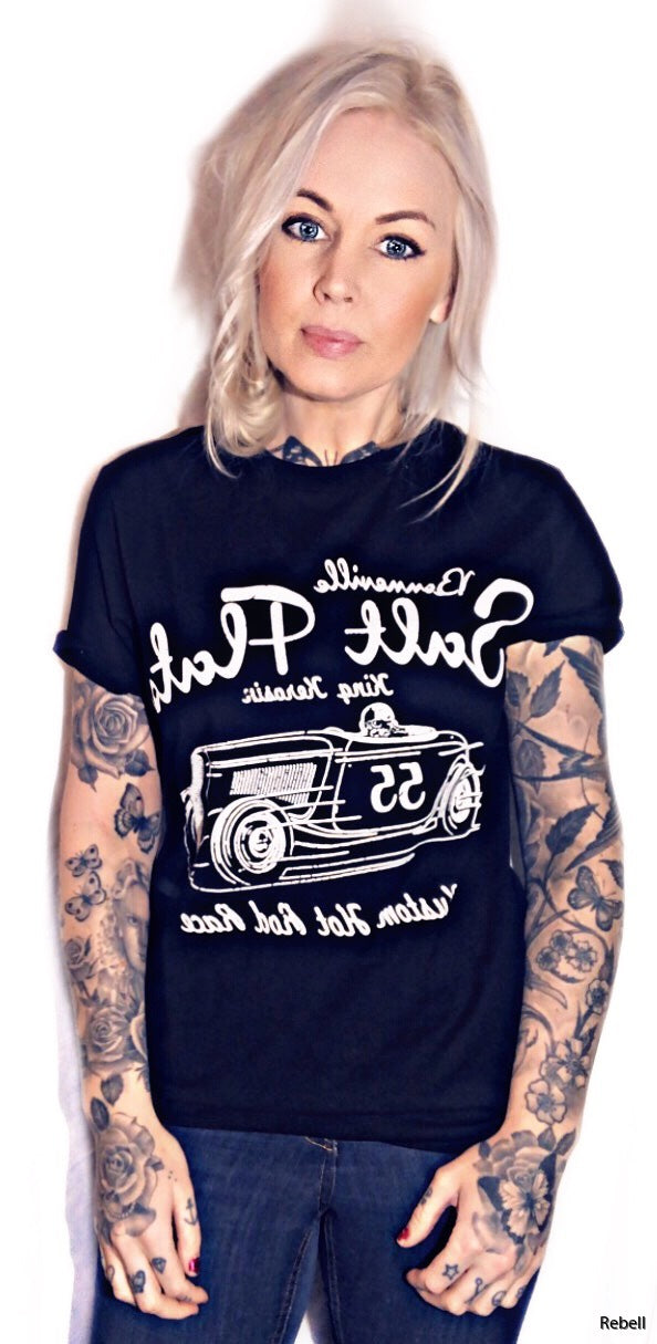 King Kerosin Tshirt salt flats svart unisex