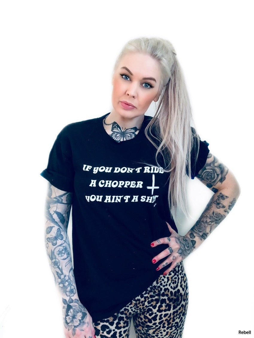 Rebell Tshirt you aint a shit svart unisex