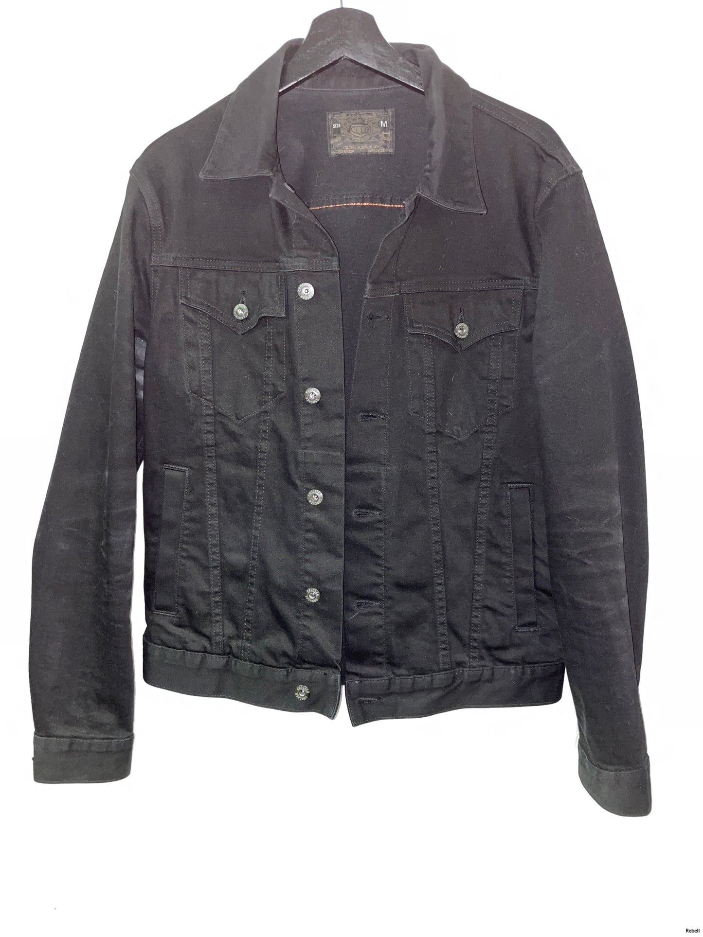 Junk svart jeansjacka Crocker M