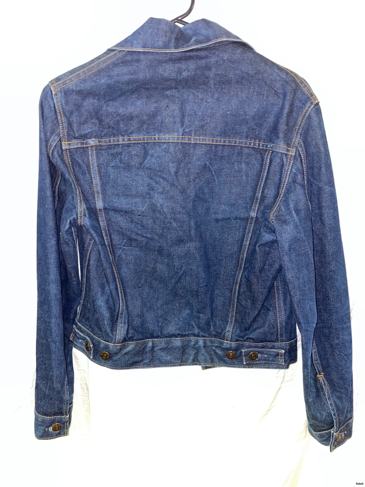 Junk jeansjacka levis vintage mörk jeans small