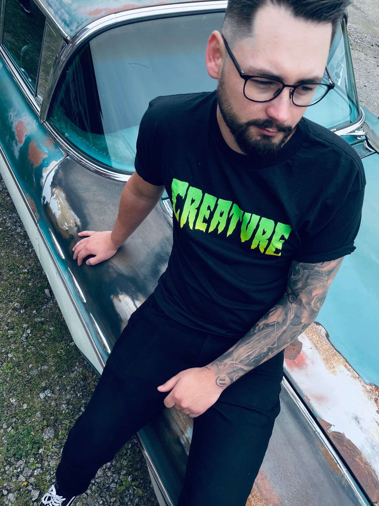 Creature Tshirt svart unisex