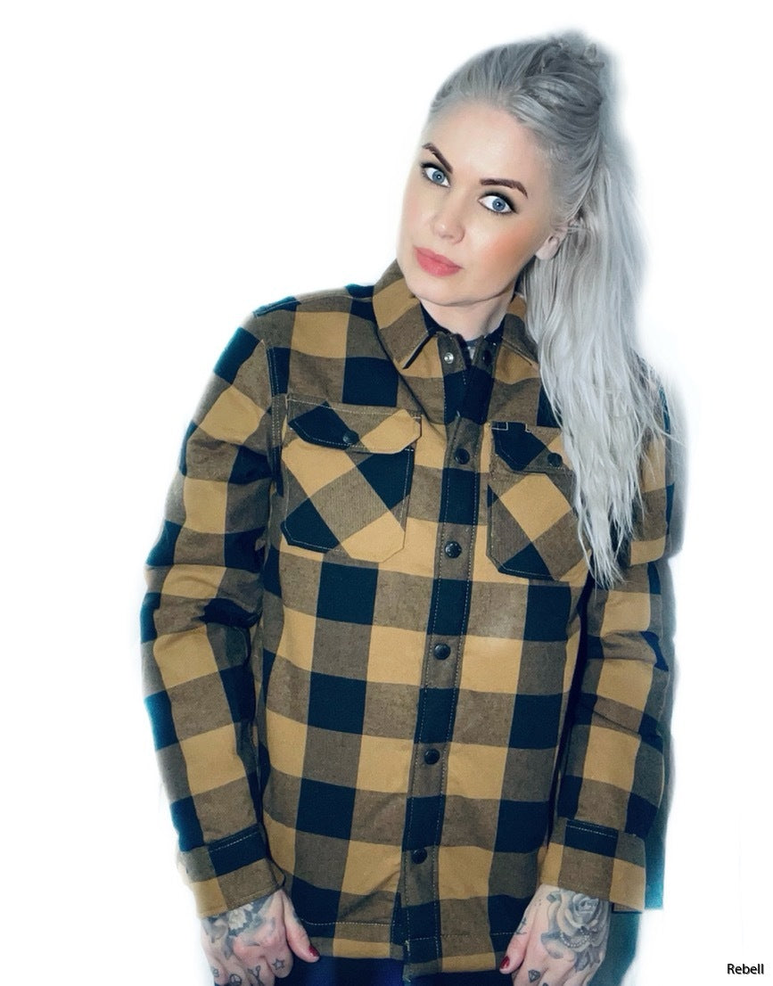Dickies Flanell Jacka fodrad Teddy / Brown/svart unisex