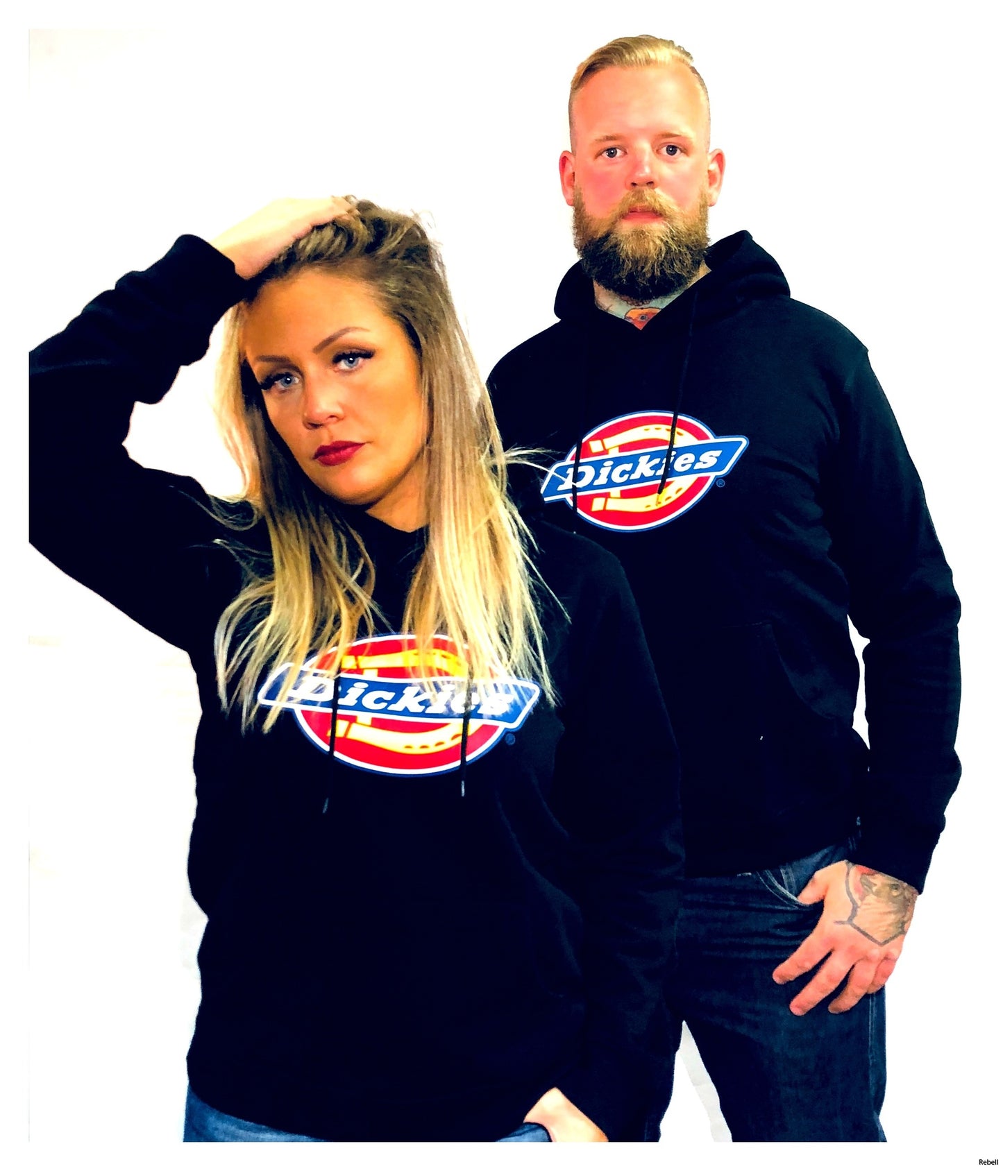 Dickies icon logo Luvtröja Hoodie svart unisex