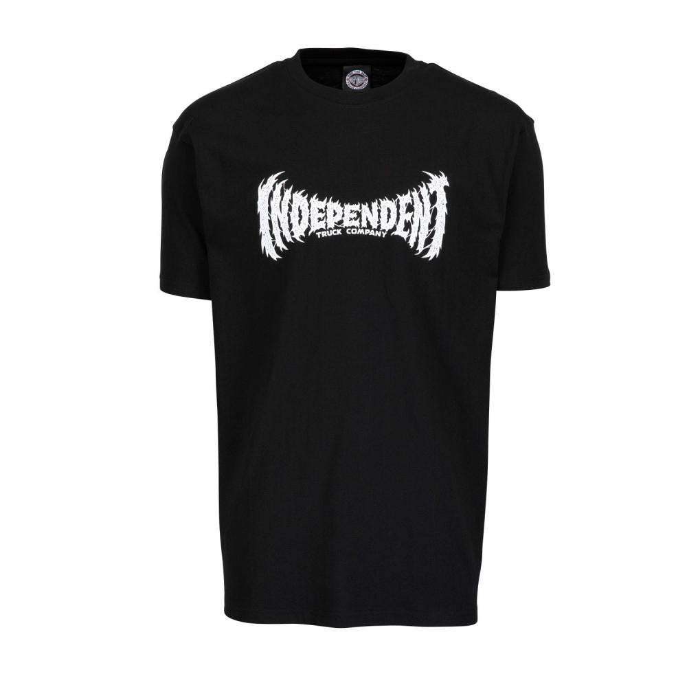 Independent T-shirt Metal Span främre T-shirt svart