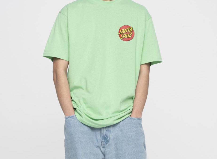 Santa Cruz classic DOT GRÖN liten och stor patch unisex