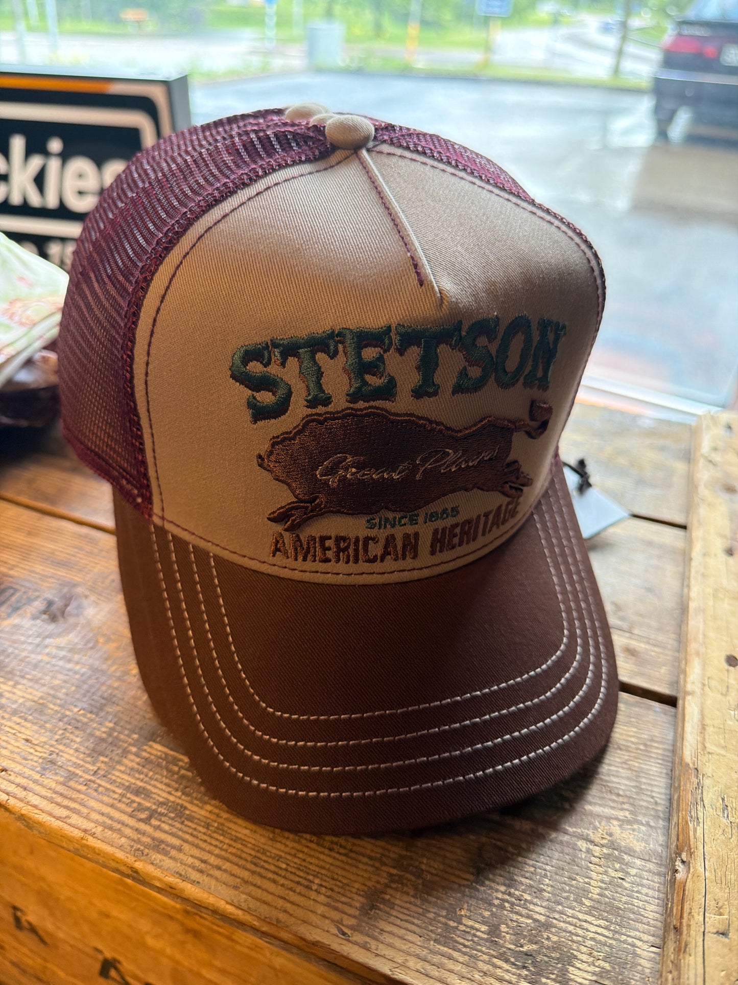 Stetson Trucker Keps Bull